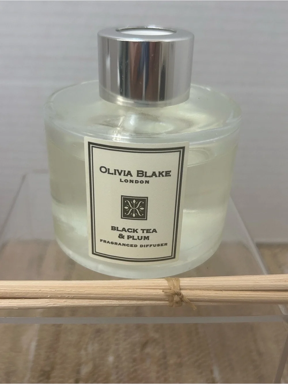 Olivia Blake London Black Tea And Plum Reed Diffuser. 3.3 Oz.